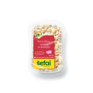 Lietuviškos salotos su kumpiu IKI ŠEFAI, 350 g