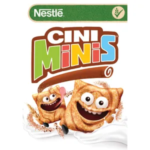 Kviečių kvadratėliai su cinamonu NESTLE CINI MINIS, 375 g