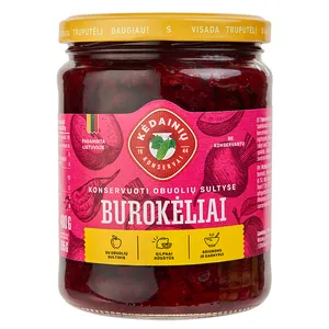 KĖDAINIŲ konservuoti burokėliai obuolių sultyse, 480 g