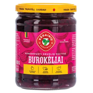 konservuoti burokėliai obuolių sultyse KĖDAINIŲ, 480 g