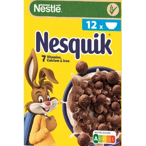 Kakavos skonio dribsniai NESTLE NESQUIK, 375 g