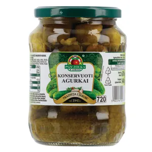 Konservuoti agurkai PSZCZOLKA, 670 g