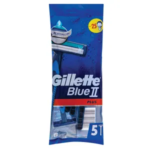 Vienkartiniai skustuvai GILLETTE BLUE 2 Plus, 5 vnt.