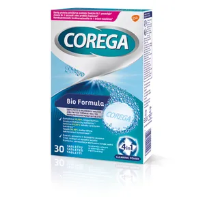 Protezų valiklis COREGA TABS BIO FORMULA, 30 vnt.