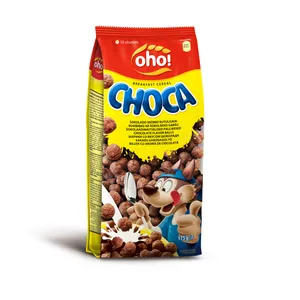 Sausi pusryčiai CHOCA šokoladiniai rutuliukai, 175 g