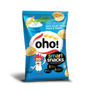 Bulvių traškučiai su grietine ir svogūnais OHO!, 60 g