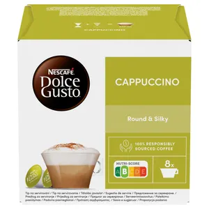 Kapsulės CAPPUCCINO DOLCE GUSTO NESCAFE, 186,4 g