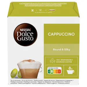 Kapsulės CAPPUCCINO DOLCE GUSTO NESCAFE, 186,4 g
