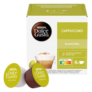 Kapsulės CAPPUCCINO DOLCE GUSTO NESCAFE, 186,4 g