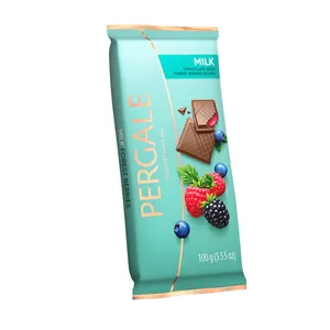 Pieninis šokoladas PERGALĖ su miško uogų įdaru, 100 g