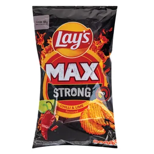 Bulvių traškučiai aitr. papr. ir žaliųjų citrinų sk. LAY'S STRONG, 130 g