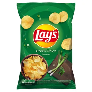 Žaliujų svogūnėlių skonio bulvių traškučiai LAY'S, 130 g