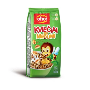 Kviečiai  su medumi OHO! WHEAT WITH HONEY, 150 g