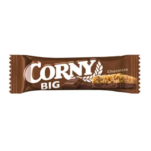 Javainių batonėlis CORNY BIG su pieninio šokolado gabaliukais, 50 g