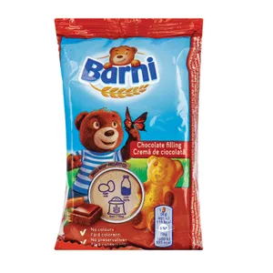 Biskvitinis pyragaitis BARNI su šokoladiniu įdaru, 30 g