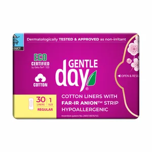 Kasdieniai įklotai su anijonų juostele GENTLE DAY, 30 vnt.