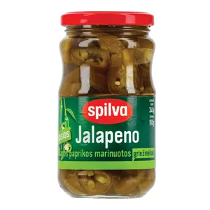 Marinuotos uoginės paprikos griežinėliais SPILVA, 340 g