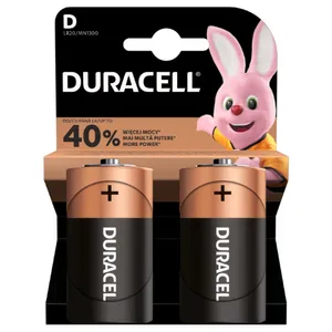 Baterijos DURACELL D, LR20, 2vnt
