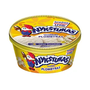 Vanilinis plombyras dėžutėje NYKŠTUKAS, 800 ml