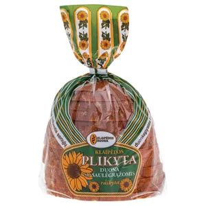 Raikyta, plikyta KLAIPĖDOS DUONA su saulėgrąžomis, 400 g
