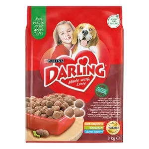 Visavertis šunų ėdalas su mėsa ir daržovėmis DARLING, 3 kg