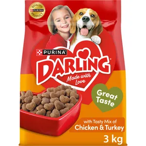 Šunų ėdalas su paukštiena DARLING, 3 kg
