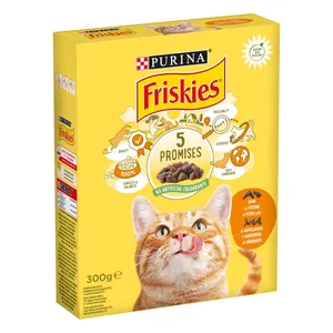 Sausas ėdalas katėms FRISKIES su vištiena, daržovėmis, 300 g