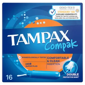 Tamponai TAMPAX COMPAK SUPER PLUS, 16 vnt.