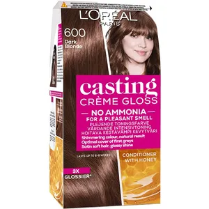 Casting Creme Gloss pusiau ilgalaikiai plaukų dažai be amoniako, 600