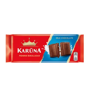 Pieninis šokoladas KARŪNA, 80 g