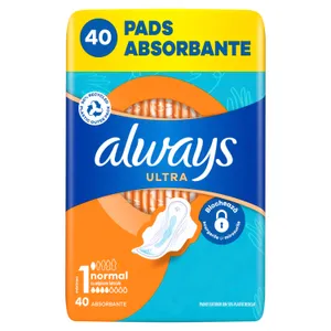 Higieniniai paketai ALWAYS ULTRA NORMAL PLUS, 40 vnt.