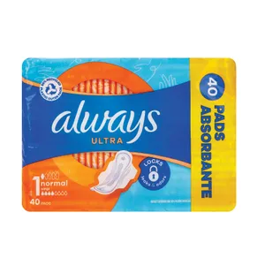 Higieniniai paketai ALWAYS Ultra Normal Plus, S1, 40 vnt.