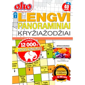 Kryžiažodžiai LENGVI PANORAMINIAI