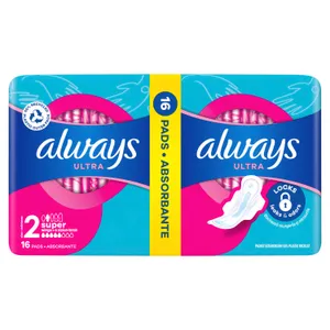 Higieniniai paketai ALWAYS Ultra Super Plus, S2, 16 vnt.