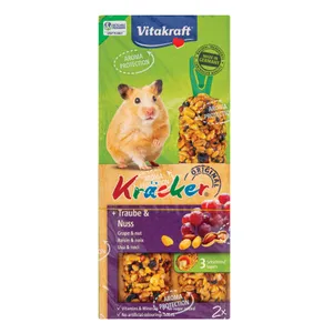Žiurkėnų gardėsiai su riešutais VITAKRAFT KRACKER NUSS, 2 vnt.