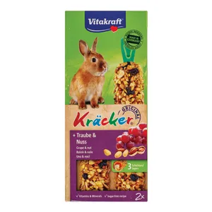 Triušių gardėsiai su riešutais VITAKRAFT KRACKER, 2 vnt.