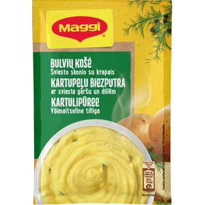 Sviesto skonio bulvių košė MAGGI su krapais, 35 g
