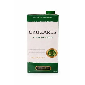Sausas baltasis stalo vynas CRUZARES (11%), 1 l