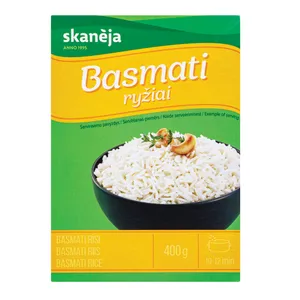 Ilgagrūdžiai BASMATI ryžiai SKANĖJA, 400 g