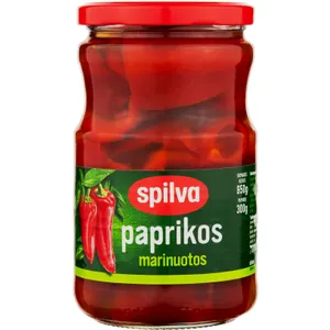 Marinuotos paprikos SPILVA, 650 g