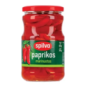 Marinuotos paprikos SPILVA, 650 g