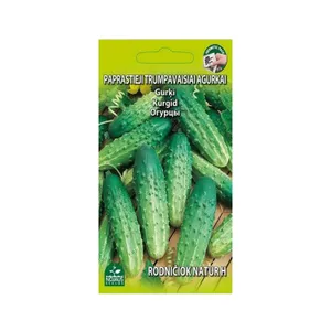 Sėklos AGURKAI PAPRAST.TRUMPAVAISIAI RODNIČIOK/NATUR H 0117