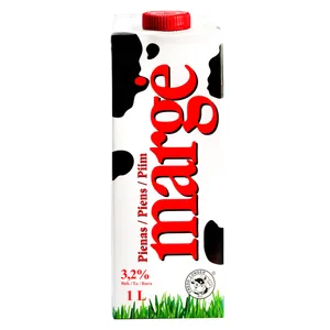 UAT pienas MARGĖ, 3,2% rieb., 1 l