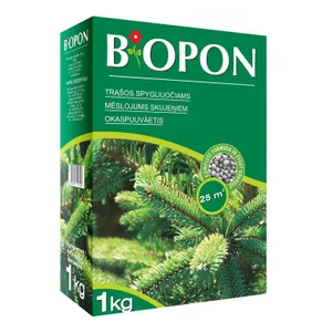 Trąšos spygliuočiams BIOPON, 1 kg 