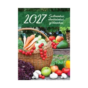 Plėšomas kalendorius 2027 SODININKUI, DARŽININKUI, GĖLININKUI