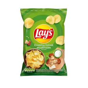 Grietinės ir grybų skonio bulvių traškučiai LAY'S, 130 g