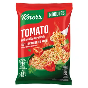 Pomidorų skonio greitai paruošiami makaronai sriuba KNORR, 65 g