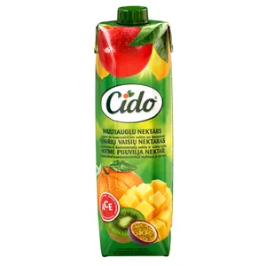 Įvairių vaisių nektaras CIDO (50%), 1 l