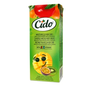 Įvairių vaisių nektaras CIDO (50%), 200 ml