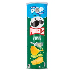 Pikantiškas sūrio ir svogūnų skonio užkandis PRINGLES, 165 g